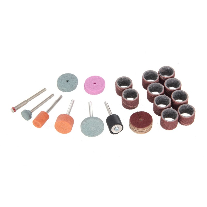HYPER TOUGH 40-Piece Sanding & Grinding Set for Rotary Tools