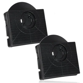 SPARES2GO CHF303 Type Charcoal Carbon Odour Filter compatible with Elica Cooker Hood Fan Vent (Pack of 2)
