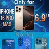 4PACK TEMPERED GLASS SCREEN PROTECTORS FOR IPHONE16 PRO MAX -