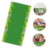 Outanaya 2pcs Football Themed Washable Tablecloth Pe Table Cover for