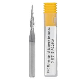 Ball Nose Cutter CNC Spiral Tapered Tungsten Steel Extended End Mill Carbide Relief