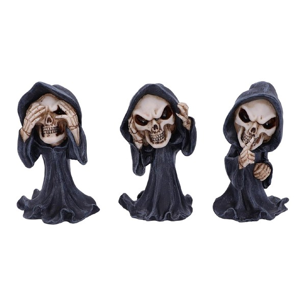 Nemesis Now Three Wise Horror Resin Grim Reaper Figurine 11