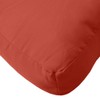 SKM Pallet Cushion Melange Red 60x60x10 cm Fabric (Weight-7KG)