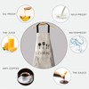 DILLMAN Women Kitchen Apron with Hand Wipe Pockets，Big Pocket,Hand-wiping, Waterproof
