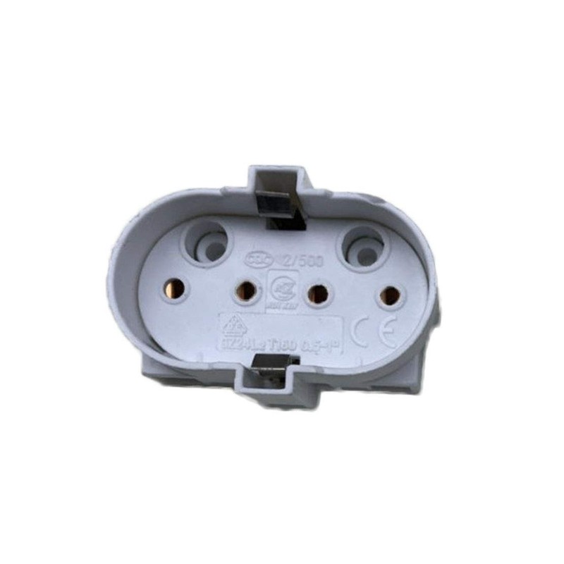 EZ-FIT 2PCS 2G11 4-Pin CFL/LED Socket Base Holder - CE