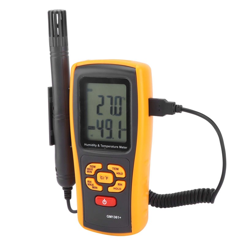 GM1361+ Electronic Thermometer Hygrometer Handheld Portable Temperature Humidity Meter