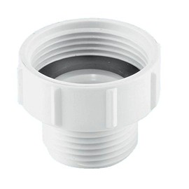 McAlpine T12C Female x BSP Male Coupling-2" x 1�", White