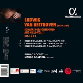 Beethoven: Sonatas for Fortepiano and Cello, Vol. 1