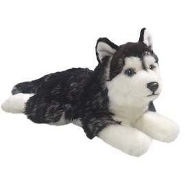 Carl Dick Husky 14 inches, 32cm Overall Length, Plush Toy, Soft Toy, Stuffed Animal 2783