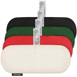 Wheat Bag Microwavable Hot and Cold Compress - (Oval Size - 27cm x 11cm) (Mixed Fabric Range Any Colour)