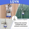 Padlocks with Same Key, LQYN 12 Pcs Laminated Keyed Padlock