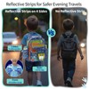 BrainyBees Clear Backpack for Boys - 15 Inch Heavy Duty