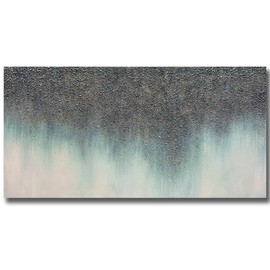 Tiancheng Art,100% Hand Painted Oil Painting on Canvas, Abstract Wall Art, 24W x 48L inches, for Living Room, Bedroom, Dining Room, Home Decor
