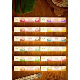 Satya Earth Incense Sticks - Pack of 3 with JRose Incense Burner - Hand-Rolled in India - Aromatherapy, Relaxation & Meditation (White Sage & Rose (Dream Land))