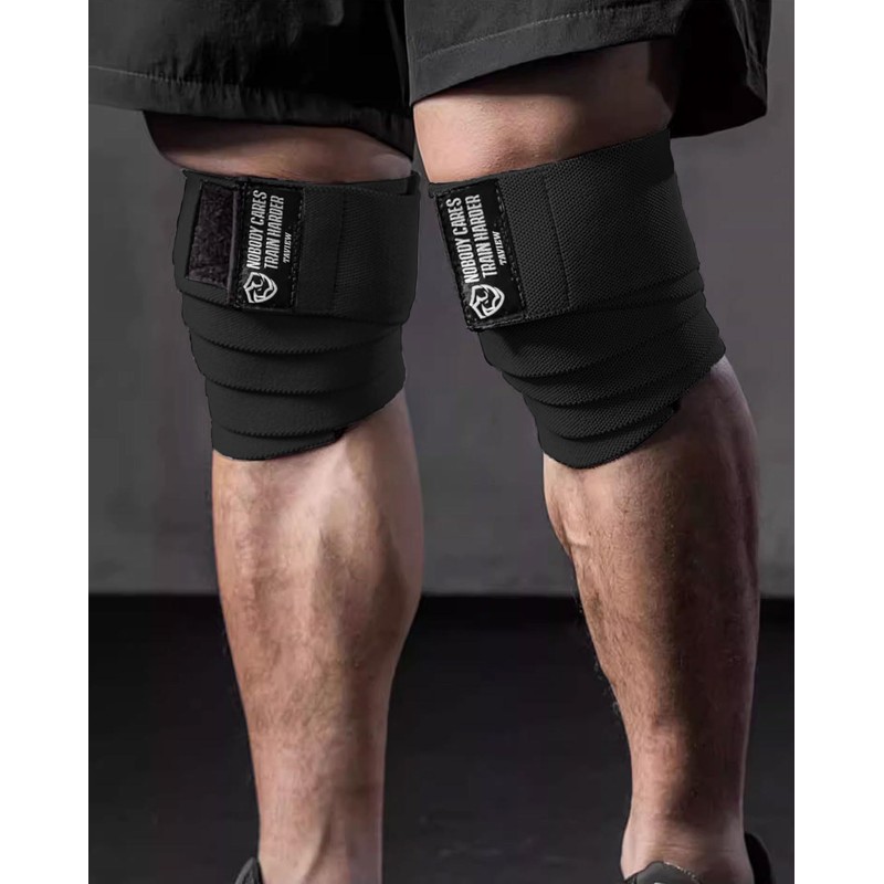 TAVIEW Knee Wraps (1 Pair), Knee Support for Squats, Weightlifting,