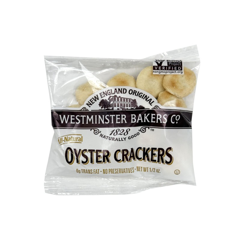 Westminster Oyster Crackers, 0.5 Oz. Each (Pack of 25), Crackers