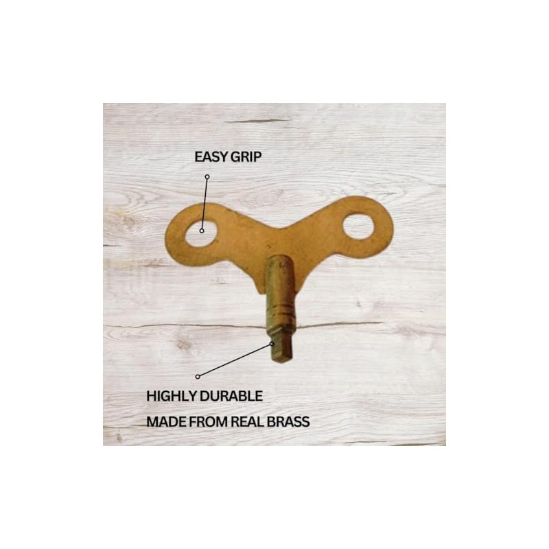 18 Piece Clock Winding Key Set - Original Brass, Odd/Even