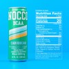 NOCCO Zero Sugar BCAA Drink, Caribbean- 12 Fl Oz (Pack