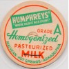 Milk Bottle Cap - Humphrey's - Malvern, Hot Springs, Arkadelphia, (Arkansas AR)