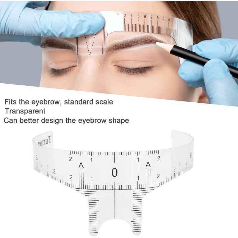 Regla de Cejas, Regla de Posicionamiento de Cejas Profesional, Herramienta