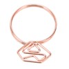 100Pcs Cute Paper Clips Ring Style Anti Slip Sturdy Electroplated