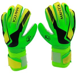 PolyMath Football Goalkeeper Gloves, Youth Adult Goalie Gloves with Finger Spines to Give Protection to Prevent Injuries, Size 5/6/7/8/9/10