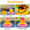 wonuu Rubber Duck Car Decorations Cute Car Accessories Dashboard Car