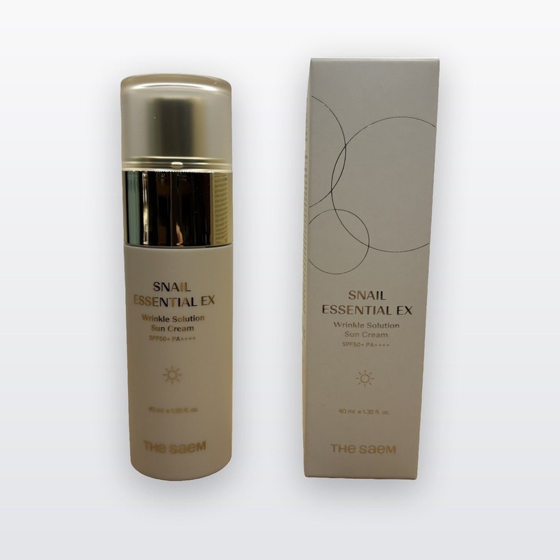 The Saem Snail Essential EX Wrinkle Solution Sun Cream 40ml