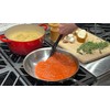 Silicone Spatula ONE Mixer Beater Scraper and Spatula, Cherry Red