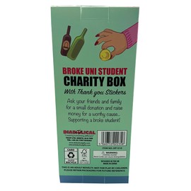 Uni Student Charity Fund - Student Starter Pack, University Essentials Bedroom, Funny University Gifts for Students Going to University, Uni Room Decor, for Uni Students, Uni Kit