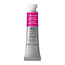 Winsor & Newton 8840536 Professional Watercolour Paint, Vivid Watercolours in Artist Quality, High Colour Brilliance & Luminosity, Non-fading, Archival Quality, 5 ml Tube - Opera Pink