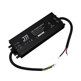 JMWaaBong Power Supply 12VDC 10A 120W Waterproof IP67 Outdoor Aluminum 18mm Slim 110V 120V 12V Converter Constant Voltage for DC 12Volt LED Strip Lights Signs (CLPS120-W-12)