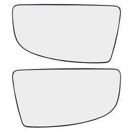Brock Replacement Driver and Passenger Side Lower Tow Mirrors Glass & Base Compatible with 2015-2020 Transit