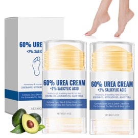 Pack of 2 Foot Cream Dry Feet Hydrating and Anti-Cracking Foot Cream Moisturising Anti-Crack Foot Cream Urea Cream Foot Care Cream Relieves Extreme Dryness and Cracking of the Feet