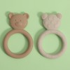 Dirbabi Silicone Baby Teether, Teething Toy Ring for Babies, Easy
