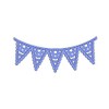 Sweet Dixie Floral Bunting Die, Grey