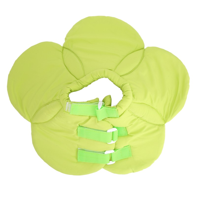 Pet Recovery Collar Adjustable Lightweight Prevent Licking Sunflower Shape Cute