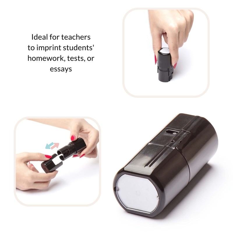 Self Inking Stamps for Teachers, Teacher Stamper for Classroom (Solid