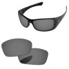Oakley Lenslog Black Chrome Polarized Replacement Lenses For-Oakley Hijinx Sunglasses