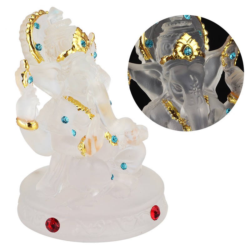 Southeast Asia Transparent Elephant God Ornaments Handicraft Decoration Daily Ornament