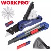 WORKPRO Folding Box Cutter Retractable Utility Knife Quick Razor Knife