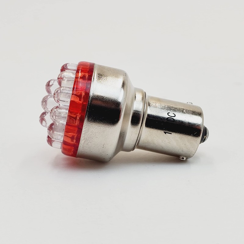 Red LED Motorcycle Brake Light/Tail Light/Turn Signal Bulb w/1156 Single