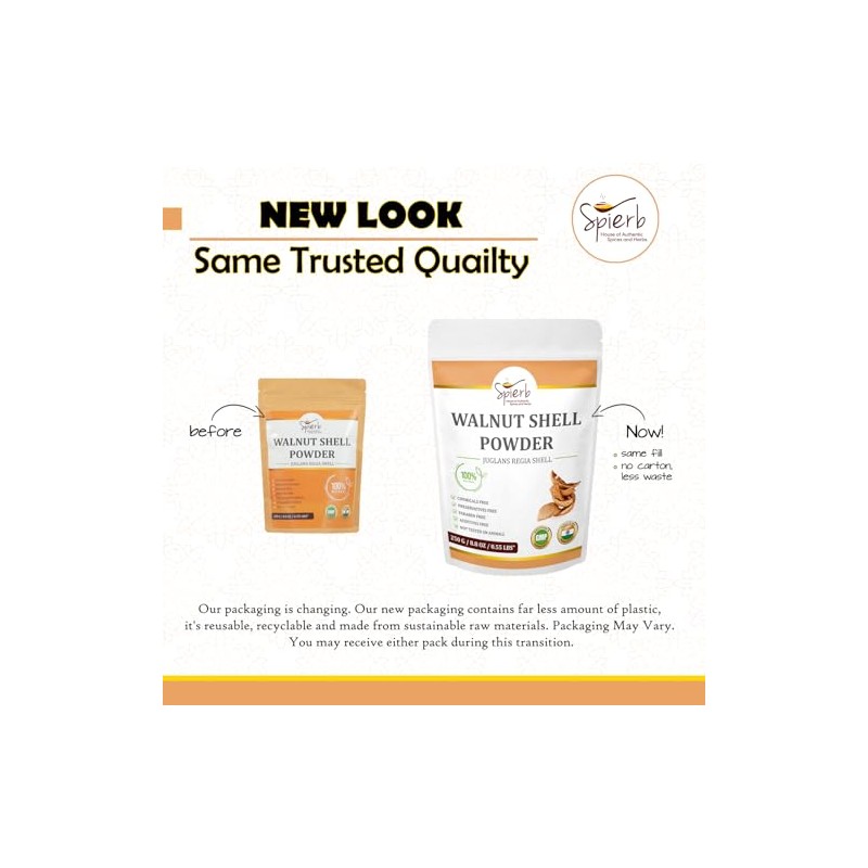 Spierb Walnut Shell Powder 250 gm – Make Your own