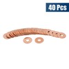 sourcing map Copper Washers Flat Sealing Rings 6 mm Inner