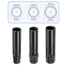 858 3 Pack 10 Spline Lug Nut Key Replace TA20-17/19 TA20-19/21 TA23-21/22, Fit for Bimecc 10-Spline Nuts and Nut Bolts Spline Nut Wrench Removing Installing Suvs Wheel Nuts