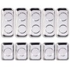 10-Piece Magnetic Tray Holder (3.6" x 2.4" / 5.9" x