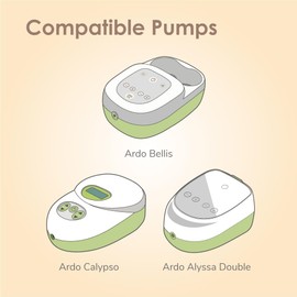 Maymom 24mm Flange and Duckbill Valve Compatible with Ardo Bellis, Calypso, Alyssa Double Breastpumps