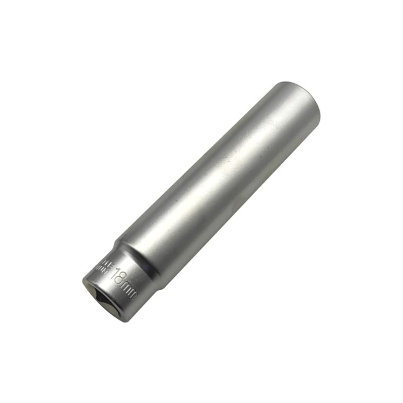ZKTOOL Deep Metrichex Socket Tool, 18MM 1/2-Inch Drive Deep Metric