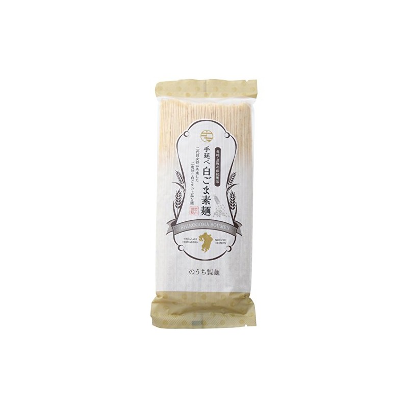 Nonouchi Seimen Hand-stretched White Sesame Somen, 7.1 oz (200 g)