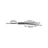 Giza BMX Upper Gyro Cable for 70 × 160 ×